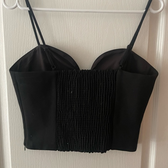 Black bustier top - Picture 6 of 6